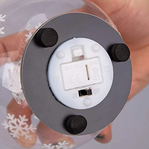 Christmas Angel Snow Globe Decorations - Color Changing LED Ornament Gift Decor(No Liquid No Music) 3 Christmas Angel Snow Globe Decorations - Color Changing LED Ornament Gift Decor(No Liquid No Music) - Image 3