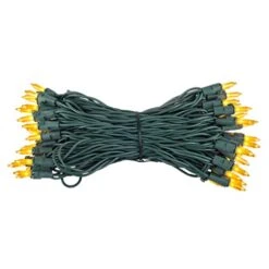 Kringle Traditions Incandescent Mini String Lights, Indoor Mini Tree Lights, Outdoor Christmas Mini Lights, Colorful Christmas Mini Lights, Green Wire (50 Lights / 6” Spacing / 25.5 Ft, Gold) 19 Kringle Traditions Incandescent Mini String Lights, Indoor Mini Tree Lights, Outdoor Christmas Mini Lights, Colorful Christmas Mini Lights, Green Wire (50 Lights / 6” Spacing / 25.5 Ft, Gold) -Department 56 Shop 41IXvVx6n2L