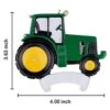 MAXORA Green Tractor Personalized Christmas Ornament 2022 - Vintage Tractor Ornament For Tree Decoration - Christmas Farm Ornaments - Custom Keepsake Gift For John Deere Tractor Lovers
