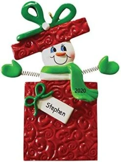 Personalized Snowman Christmas Ornaments - Snowman Ornaments 2022, Frosty Snowman Ornaments, Frosty Friends Ornaments, Snow Buddies 2022 Ornament - Catching Snowflakes - Free Customization -Department 56 Shop 41IoNb WYLL. AC