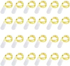 24 Pack Fairy Lights Battery Operated 6.6ft 20 Led Mini String Lights Silver Wire Starry Lights For DIY Wedding Party Festival Halloween Christmas (Cool White) 28 24 Pack Fairy Lights Battery Operated 6.6ft 20 Led Mini String Lights Silver Wire Starry Lights For DIY Wedding Party Festival Halloween Christmas (Cool White) -Department 56 Shop 41JJxXtCML. AC