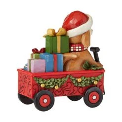Enesco Jim Shore Country Living Dog In Wagon Figurine, 5.55 H, Multicolor -Department 56 Shop 41JS9ENhtuL