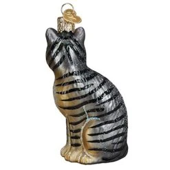 Old World Christmas Ornaments Tabby Cat Glass Blown Ornaments For Christmas Tree -Department 56 Shop 41Jv1QygHJL