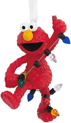 Hallmark Sesame Street Elmo Holding Light String Christmas Ornament -Department 56 Shop 41JxQ7uxzoL. AC