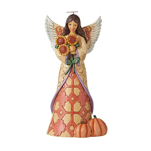 Enesco Jim Shore Heartwood Creek Fall Harvest Angel With Sunflowers Figurine, 8.25 Inch, Multicolor 1 Enesco Jim Shore Heartwood Creek Fall Harvest Angel With Sunflowers Figurine, 8.25 Inch, Multicolor