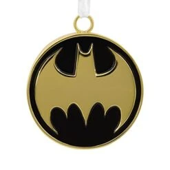 Hallmark DC Comics Batman Bat-Signal Christmas Ornament, Metal (0002HCM9219)