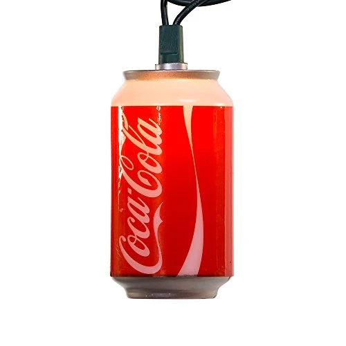Kurt Adler CC0748 Coca-Cola Can Light Set, 10 Light 5 Kurt Adler CC0748 Coca-Cola Can Light Set, 10 Light - Image 5