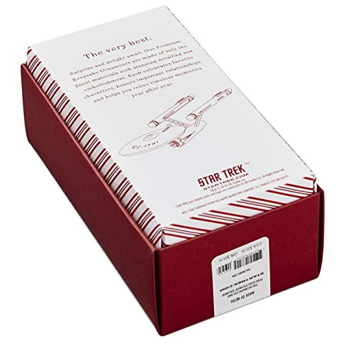 Hallmark Keepsake Christmas Ornament 2018 Year Dated, Star Trek U.S.S. Enterprise, Metal, USS 3 Hallmark Keepsake Christmas Ornament 2018 Year Dated, Star Trek U.S.S. Enterprise, Metal, USS - Image 3