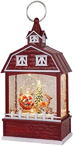 DRomance Christmas Music Snow Globe Lantern With 6 Hour Timer, USB Powered Battery Operated Lighted Water Singing Snow Globe For Mother’s Day Holiday Women Children Gift(Santa, 5 X 3.1 X 11.1 Inches) 6 DRomance Christmas Music Snow Globe Lantern With 6 Hour Timer, USB Powered Battery Operated Lighted Water Singing Snow Globe For Mother’s Day Holiday Women Children Gift(Santa, 5 X 3.1 X 11.1 Inches) - Image 6
