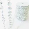 LOLASATURDAYS Faux Crystal Beaded Garland Roll- 99 Ft Long