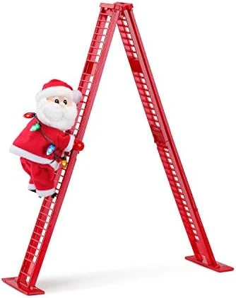 Mr. Christmas Super Climber Musical Animated Indoor, Plastic, Christmas Decoration, 42 Inches, White Santa 7 Mr. Christmas Super Climber Musical Animated Indoor, Plastic, Christmas Decoration, 42 Inches, White Santa - Image 7