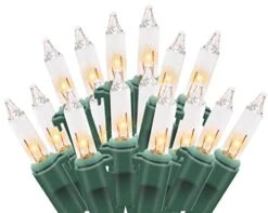 Winkstar 200 Count 52ft Christmas Decoration Lights Connectable,Christmas String Lights, Mini Christmas Decoration Lights, Xmas Tree Lights For Outdoor Indoor(Warm Wihte-1)