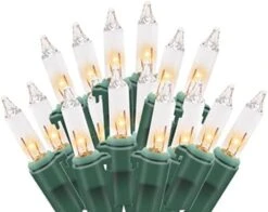 Winkstar 200 Count 52ft Christmas Decoration Lights Connectable,Christmas String Lights, Mini Christmas Decoration Lights, Xmas Tree Lights For Outdoor Indoor(Warm Wihte-1) -Department 56 Shop 41MxCJNYxML. AC