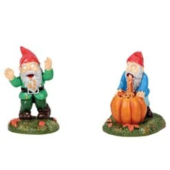 Department 56 Village Collection Accessories Halloween Gnombies Miniature Figurine Set, 1.875 Inch, Multicolor