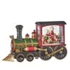 Raz Imports Holiday Water Lanterns 12.25" Santa'S List Musical Lighted Water Train - Premium Christmas Holiday Home Decor