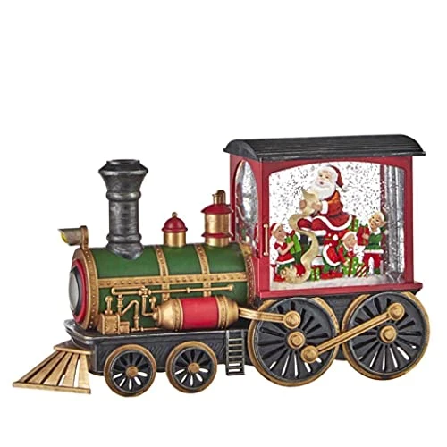 Raz Imports Holiday Water Lanterns 12.25" Santa'S List Musical Lighted Water Train - Premium Christmas Holiday Home Decor 1 Raz Imports Holiday Water Lanterns 12.25" Santa'S List Musical Lighted Water Train - Premium Christmas Holiday Home Decor