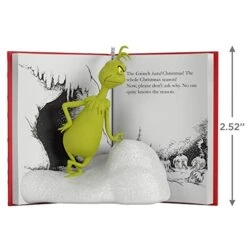 Hallmark Keepsake Plastic Christmas Ornament 2022, Dr. Seuss's How The Grinch Stole Christmas! A Sour, Grinchy Frown 11 Hallmark Keepsake Plastic Christmas Ornament 2022, Dr. Seuss's How The Grinch Stole Christmas! A Sour, Grinchy Frown -Department 56 Shop 41O9I3dtfnL