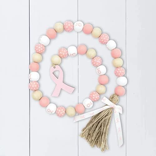 Beaded Carrot Spring Wood Tiered Tray Decorations Easter Beaded Garland Farmhouse Home Decors, 3 PCS 6 Beaded Carrot Spring Wood Tiered Tray Decorations Easter Beaded Garland Farmhouse Home Decors, 3 PCS - Image 6