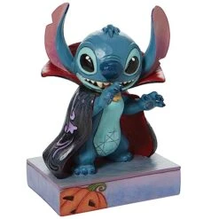 Enesco Jim Shore Disney Traditions Halloween Lilo And Stitch Vampire Figurine, 6.375 Inch, Multicolor