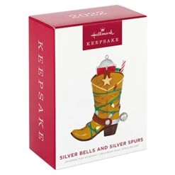 Hallmark Keepsake Christmas Ornament 2022, Silver Bells And Silver Spurs 8 Hallmark Keepsake Christmas Ornament 2022, Silver Bells And Silver Spurs -Department 56 Shop 41P7n1tEIJL