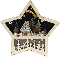 Clever Creations Wooden Star Shaped Nativity Scene Christmas Ornament, Festive LED Holiday Décor For Shelves And Tables, Joy 24 Clever Creations Wooden Star Shaped Nativity Scene Christmas Ornament, Festive LED Holiday Décor For Shelves And Tables, Joy -Department 56 Shop 41QqRc AxZL. AC