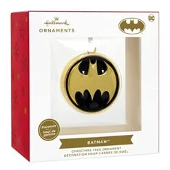 Hallmark DC Comics Batman Bat-Signal Christmas Ornament, Metal (0002HCM9219) -Department 56 Shop 41QtBa6HVsL