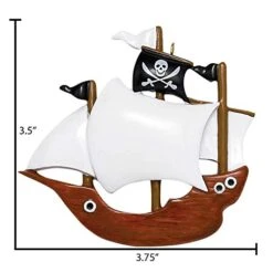 Personalized Pirate Ornaments For Christmas Tree - Pirate Christmas Ornaments, Pirate Decor, Pirates Of The Caribbean Ornament, Pirate Party Supplies - Caravel Ship - Free Customization 10 Personalized Pirate Ornaments For Christmas Tree - Pirate Christmas Ornaments, Pirate Decor, Pirates Of The Caribbean Ornament, Pirate Party Supplies - Caravel Ship - Free Customization -Department 56 Shop 41Qv4az0fML