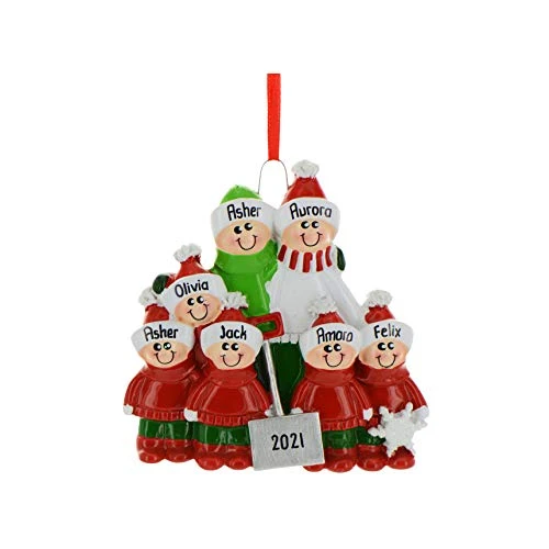 Personalized Family Ornament 2022 - Family Of 7 Christmas Ornaments 2022 - Snow Family Ornaments 2022 Family Of 7 Snow Ornaments Christmas Ornament Snow 2022 - Free Customization 2 Personalized Family Ornament 2022 - Family Of 7 Christmas Ornaments 2022 - Snow Family Ornaments 2022 Family Of 7 Snow Ornaments Christmas Ornament Snow 2022 - Free Customization - Image 2