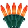 YULETIME Orange String Lights With Green Wire, 66 Feet 200 Count UL Certified Christmas Light, Pack Of 2 Sets 33 Ft 100 Opaque Mini Light Set For Halloween Thanksgiving Holidays (Orange) -Department 56 Shop 41RMz7KFmjS