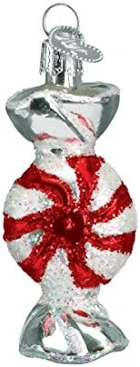 Old World Christmas Peppermint Glass Blown Ornaments For Christmas Tree, Glistening Candy Cane 6 Old World Christmas Peppermint Glass Blown Ornaments For Christmas Tree, Glistening Candy Cane - Image 6