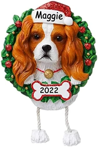 Personalized Black Labrador Retriever Dog Christmas Ornament - Black Lab Pet Santa Hat And Christmas Wreath Hanging Paws Christmas Tree Decoration Gift Dog Lover - Custom Name And Date 6 Personalized Black Labrador Retriever Dog Christmas Ornament - Black Lab Pet Santa Hat And Christmas Wreath Hanging Paws Christmas Tree Decoration Gift Dog Lover - Custom Name And Date - Image 6