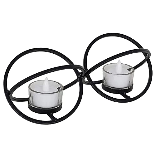 TIED RIBBONS Decorative Metal Tealight Candle Holder For Side/Center Table Dining Table Living Room Christmas Lighting Home Decoration 1 TIED RIBBONS Decorative Metal Tealight Candle Holder For Side/Center Table Dining Table Living Room Christmas Lighting Home Decoration