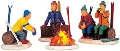 Lemax Christmas - Skiers Campfire (04468) - Set Of 4