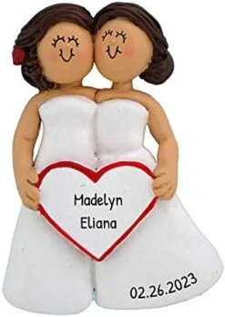 Personalized All Love Is Equal Ornament - Gay Pride Christmas Ornaments, LGBT Ornament, LGBTQ Christmas Ornaments, Rainbow Christmas Ornaments, Lesbian Christmas Ornaments - Free Customization -Department 56 Shop 41RoAaUqZqL. AC