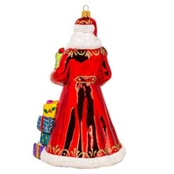 Miss Christmas 2023 Collection Festive Santa 7.5-Inch Blown Glass Christmas Tree Ornament (Classic Santa With Gifts) -Department 56 Shop 41S9I8PIPjS