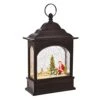 Santa And Dogs Lighted Water Lantern With Swirling Glitter Christmas Home Decoration -Department 56 Shop 41SPCfS3nwL