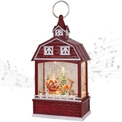 Eldnacele Musical Snow Globe Lantern With Timer, Lighted USB/Battery Operated Swirling Singing Water Glittering Lantern, Snow Globes Lantern For Adults And Kids Christmas Decoration- Snowman -Department 56 Shop 41SZ9NLDXrL. AC
