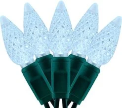 YULETIME Multicolor One-Piece C6 LED Christmas Lights, Total 71 Feet 140 Count 2 Strands 35.5ft 70ct 6" Spacing Waterproof Strawberry String Light (Multi-Colored) 22 YULETIME Multicolor One-Piece C6 LED Christmas Lights, Total 71 Feet 140 Count 2 Strands 35.5ft 70ct 6" Spacing Waterproof Strawberry String Light (Multi-Colored) -Department 56 Shop 41SlMYxfNGL. AC