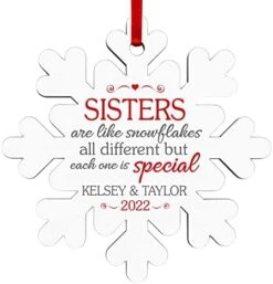 Let's Make Memories - Personalized Christmas Ornament - Special Snowflake Ornament - Customize With Any Name, Message & Year - Made Of Wood - Includes Ribbon - 3.75" Dia. -Department 56 Shop 41T1IMf8FL. AC