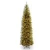 National Tree Company Artificial Pre-Lit Slim Christmas Tree, Green, White Lights, 9 Feet & Pre-Lit Artificial Christmas Garland, Green, Crestwood Spruce, White Lights, 9 Feet -Department 56 Shop 41TF9Ld7ONL