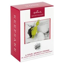 Hallmark Keepsake Plastic Christmas Ornament 2022, Dr. Seuss's How The Grinch Stole Christmas! A Sour, Grinchy Frown 9 Hallmark Keepsake Plastic Christmas Ornament 2022, Dr. Seuss's How The Grinch Stole Christmas! A Sour, Grinchy Frown -Department 56 Shop 41TGCNPgu0L