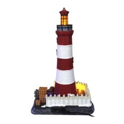 Christmas Village Lighthouse - Lighted Musical Snow Village Collectible Building - Perfect Addition To Your Christmas Indoor Decorations & Holiday Displays - A Thoughtful Gift For Your Loved Ones 7 Christmas Village Lighthouse - Lighted Musical Snow Village Collectible Building - Perfect Addition To Your Christmas Indoor Decorations & Holiday Displays - A Thoughtful Gift For Your Loved Ones -Department 56 Shop 41TS9DBqNUL