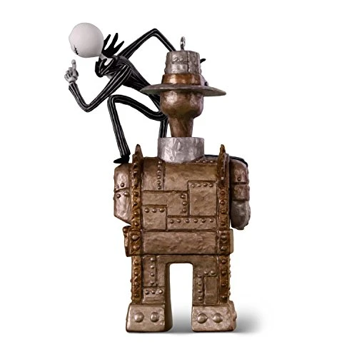 Hallmark Keepsake Ornament 2018 Year Dated, Tim Burton's The Nightmare Before Christmas Jack Vs. The One-Armed Bandit, Metal, 1 2 Hallmark Keepsake Ornament 2018 Year Dated, Tim Burton's The Nightmare Before Christmas Jack Vs. The One-Armed Bandit, Metal, 1 - Image 2