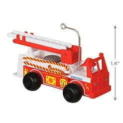 Hallmark Keepsake Christmas Ornament 2021, Fisher-Price Vintage Fire Engine -Department 56 Shop 41UTw8pXKsS