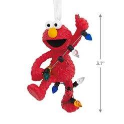 Hallmark Sesame Street Elmo Holding Light String Christmas Ornament -Department 56 Shop 41UUfkLOC9L