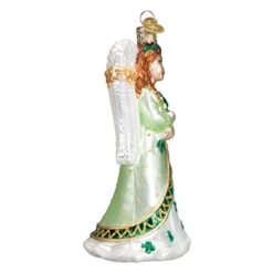 Old World Christmas Collection Glass Blown Ornaments For Christmas Tree Irish Angel -Department 56 Shop 41VIWoUcnzL