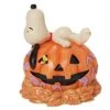Enesco Jim Shore Peanuts Halloween Snoopy Laying On Carved Pumpkin Figurine, 5.5 Inch, Multicolor -Department 56 Shop 41VqzvpsK5L
