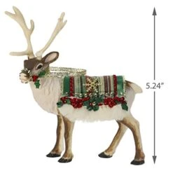 HMK Keepsake 2019 Father Christmas's Reindeer Ornament -Department 56 Shop 41WWfSqEI3L