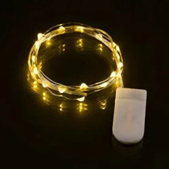 32 Pcs 10ft 30 LED Fairy Lights Battery Operated Waterproof Copper Wire Mini String Lights Firefly Starry Moon Lights For Jars DIY Gifts Wedding Party Bedroom Patio Decorations Christmas(Warm White) -Department 56 Shop 41WdjNIcZbL