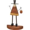 Primitives By Kathy Figurine Stand Up-Candy Corn Man, 4.5x8 Inches, Black, Orange, White -Department 56 Shop 41XCrMXKwmL